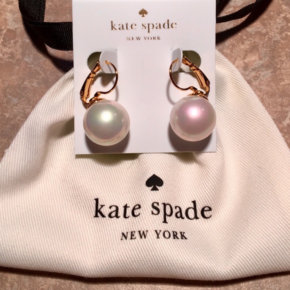 HOST PICK Kate Spade Pearl Lever Back Earrings - Picture 2 of 6